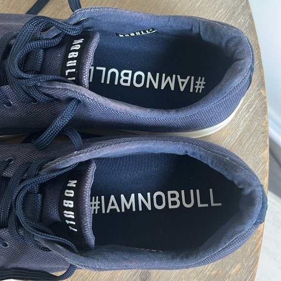 NOBULL Canvas Trainer Blue Workout CrossFit Athletic Unisex Sneakers Men 9.5 - Picture 12 of 13